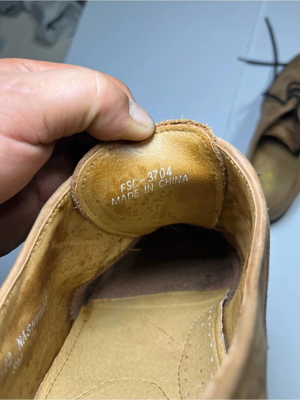 Classic Tan Leather Wingtip Derbys for Men